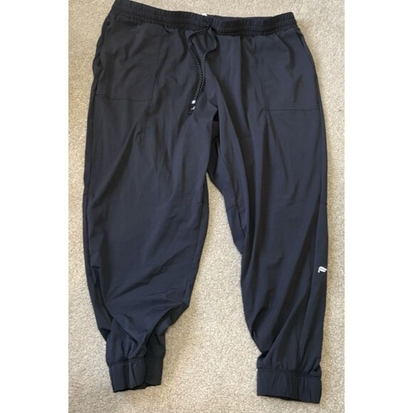 Fabletics Pants - Fabletics Jogger Women's 2X Black The One Pants Comfort 27" Inseam